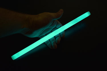 12 inch 15mm Aqua Premium Glow Sticks- 10 Per Package